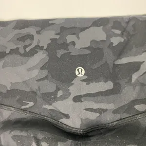 Lululemon Leggings Womens 10 Black Incognito Camo High Rise‎ Yoga Athletic Pants thumbnail 12
