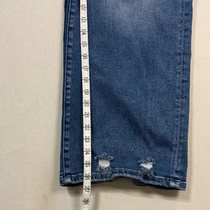 RISEN jEANS Stylish Distressed Blue Flare Jeans thumbnail 7