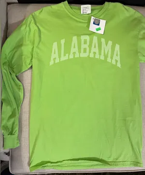 Comfort Colors Alabama long sleeve shirt. NWT. Size Small. thumbnail 1