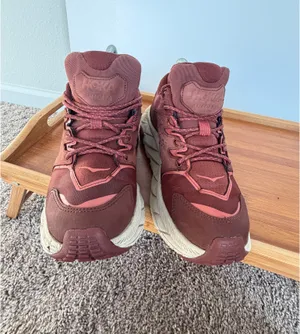 Hoka Anacapa Gototex Megagrip Women’s 9 B Trainers Sneakers Maroon Coral thumbnail 5