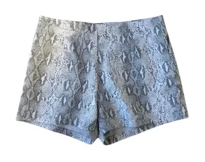 Altar'd State Gray Snake Print High Waist Women's Shorts thumbnail 1