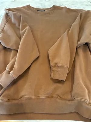 Brandy Melville Brown Crewneck Sweatshirt thumbnail 1
