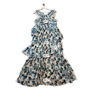 Tuckernuck NWT blue bluebell Gwen dress tiered maxi size M thumbnail 7