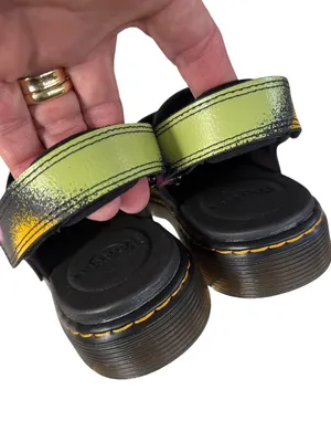 Like New Dr. Martens Leather Jorgie Multi Haze Sling Back Mules Size 6 thumbnail 5