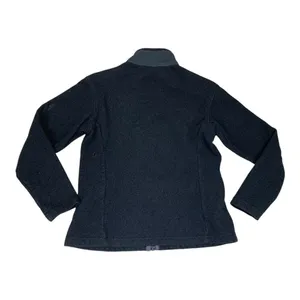 Patagonia women's small synchilla fleece zip up jacket flaw blue gorp hiking thumbnail 2