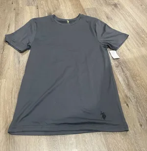 U.S. Polo Assn. Short Sleeve Crew Tee - Charcoal Gray thumbnail 1