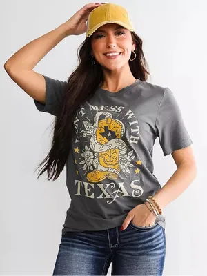Buckle American Highway Don't Mess With Texas T-Shirt thumbnail 1