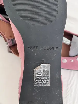 Free People Mauve Suede ‘Mystic’ Mary Jane Ankle Strap Studded Flats, Size 9 thumbnail 10