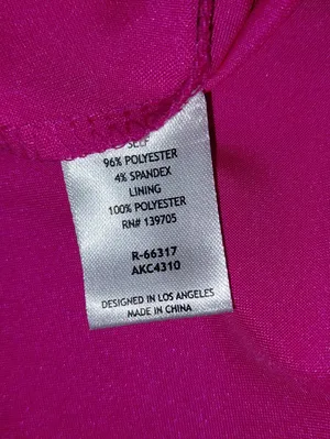 Emerald Sundae Hot Pink Satin Open Back Maxi Dress Sz Medium! thumbnail 7
