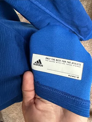 adidas Royal Blue Half-Zip Training Top thumbnail 6