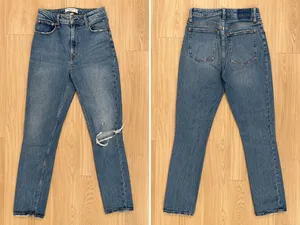 Abercrombie & Fitch Women's High Rise Curve Love Skinny Distressed Jeans 26 thumbnail 2