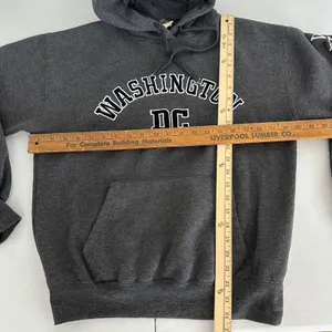 Washington DC Hooded Sweatshirt Hoodie Gray Women Medium "Designed‎ in USA" thumbnail 8