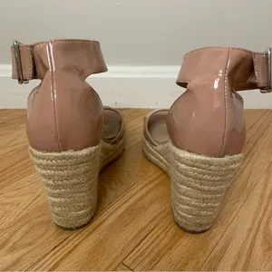 Steve Madden Villa Wedge Espadrille Sandals, Blush, Size 7, EUC thumbnail 7