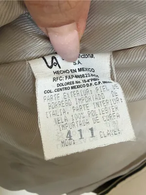 Vintage Victoria Genuine Leather Jacket M Taupe Minimalist Y2K Zip Quiet Luxury thumbnail 5