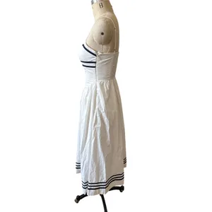 Moon River Sleeveless Midi Dress in White Size XS XSmall thumbnail 3