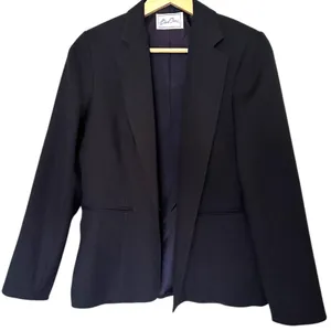 Ben Over Black Blazer Womens Sz 10 Modern Fit single‎ Button thumbnail 1