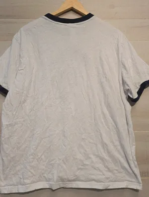 {XL} Disney Mickey Mouse Ringer Style Tee Navy Blue Trim thumbnail 7