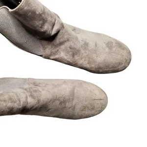 Charlotte Russe Gray Ankle Suede Platform‎ Boots thumbnail 6