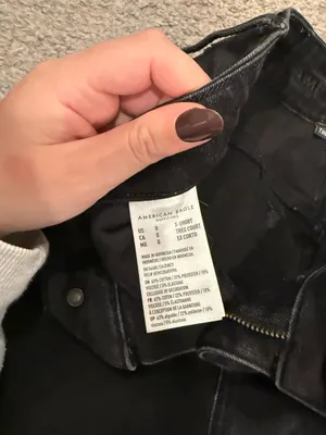 American Eagle Outfitters High-Rise Black Skinny Jeans thumbnail 4