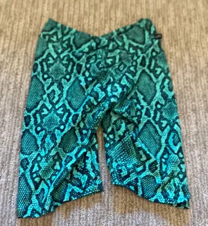 Mgtelk snake print bike shorts thumbnail 1