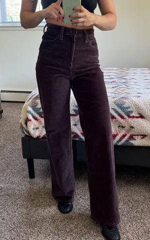 Universal Threads Corduroy High Waisted Wide Leg Pant thumbnail 1