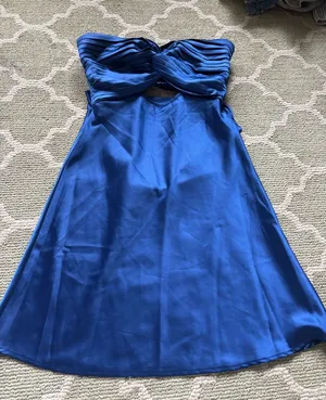 Princess Polly Royal Blue Dress size 4 thumbnail 1