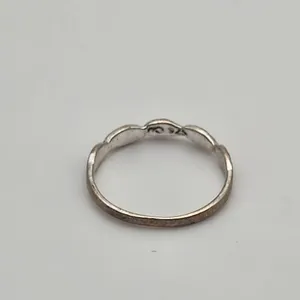 Marsala Sterling Silver Leaves Ring (3) Silver thumbnail 6