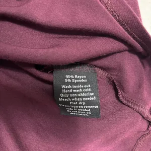 Rock &‎ Republic Cold Shoulder Top Burgundy Cowl Neck Metallic Straps Edgy S thumbnail 8