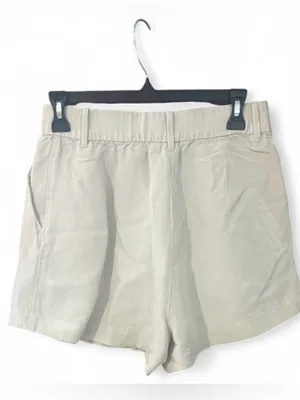 H&M linen blend shorts in size 6 thumbnail 5