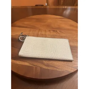 Oventure Key Ring Credit Card Holder Clutch Purse White 7" X 5" thumbnail 5