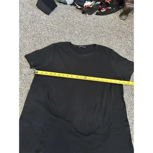 Zara black short-sleeve crew neck t-shirt L thumbnail 5