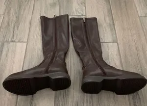 Brown flat boots Size 9 thumbnail 4