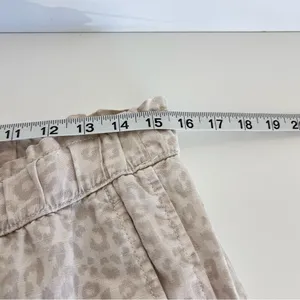 GAP Women's High Waisted Pull On‎ Paper Bag Leopard Print Pants thumbnail 5