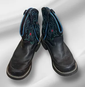 Justin Boots Gypsy‎ Black Cowboy Boots thumbnail 1
