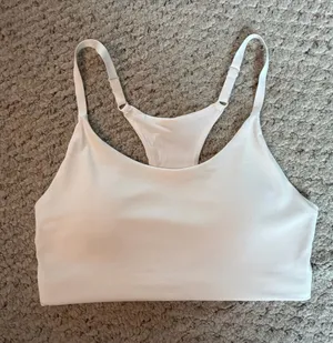 H&M White sports bra thumbnail 1