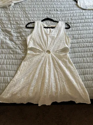 Altar'd State White Cut-Out Dress thumbnail 1