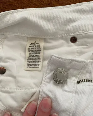 White  Boho Shorts thumbnail 5