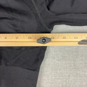 Gymshark Shirt Womens Small Black Cropped Long Sleeve Thumbhole Athletic Top thumbnail 8