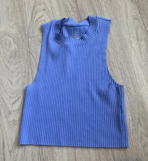 Aerie Lavender Ribbed Tank Top thumbnail 1