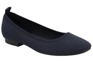 NWT MIA Rasia Womens Round Toe Ballet Flat Sandals GS1578607 Navy Blue 6.5M thumbnail 1