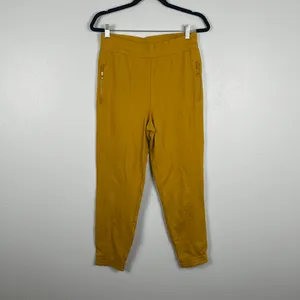 Fabletics Women's Eco Conscious Slim Sweatpant‎ Mustard Sz M thumbnail 2
