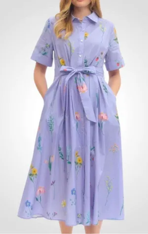 Entro Remington Floral Print Midi Dress Size S thumbnail 1