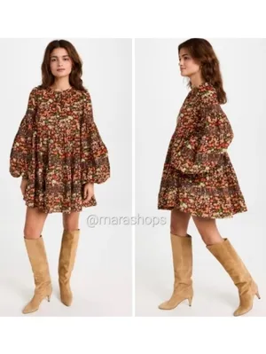 byTiMo Floral Baby Cord Shift Dress thumbnail 3