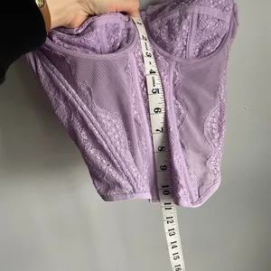 Lilac Purple Fairy Corset Tank Top Lingerie‎ Romantic Coquette Lace size XS thumbnail 6