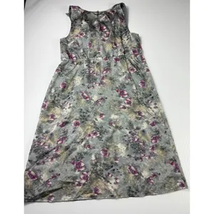 Ann Taylor‎ LOFT Floral Ruffle Dress Sleeveless Casual Party Dress Size 4 thumbnail 5