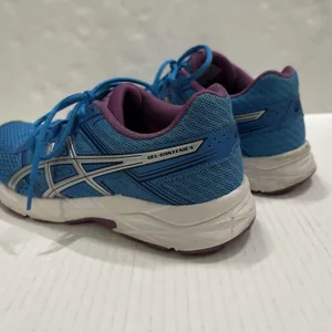 ASICS GEL-Contend 4 Shoes Womens‎ 6.5 Blue Purple Mesh Running Sneakers T767N thumbnail 6