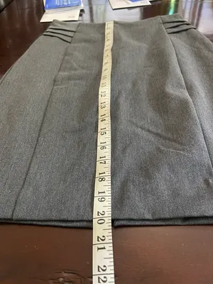 EXPRESS Gray Skirt Size 0 thumbnail 8
