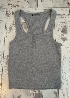 Forever 21 Button Tank thumbnail 1