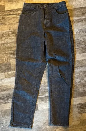 Bill Blass High Rise Charcoal Women's Jeans / DG106 thumbnail 1
