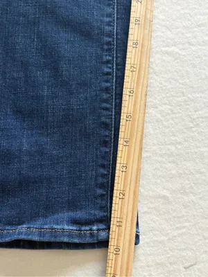 Levi's Slim Straight Jeans in Dark Blue Denim thumbnail 7